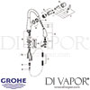 Grohe Zedra Single-Lever Sink Mixer Spares